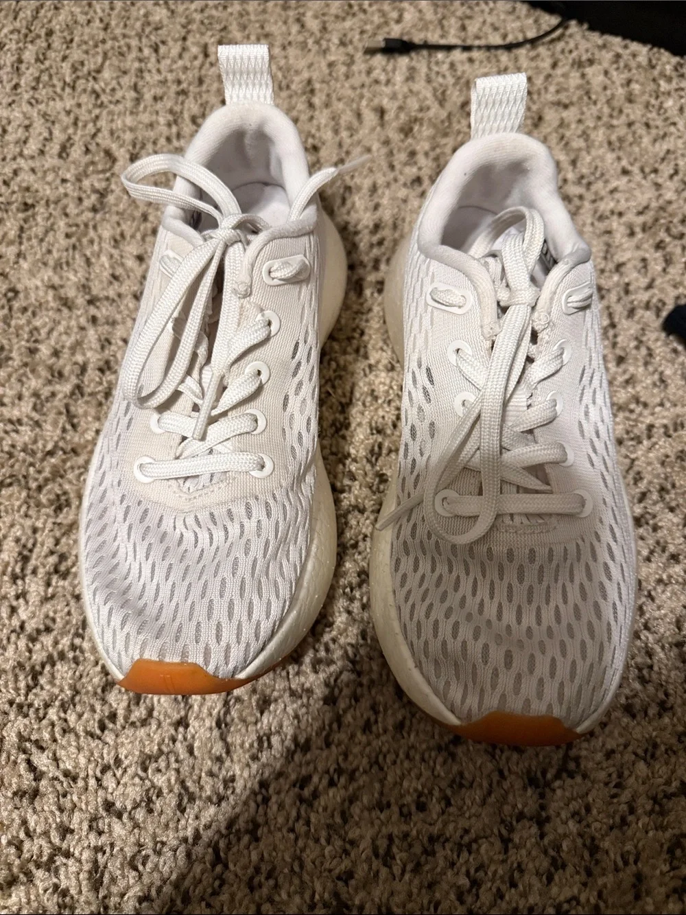 NOBULL White Knit Training Sneakers Athletic Shoes Women size 6